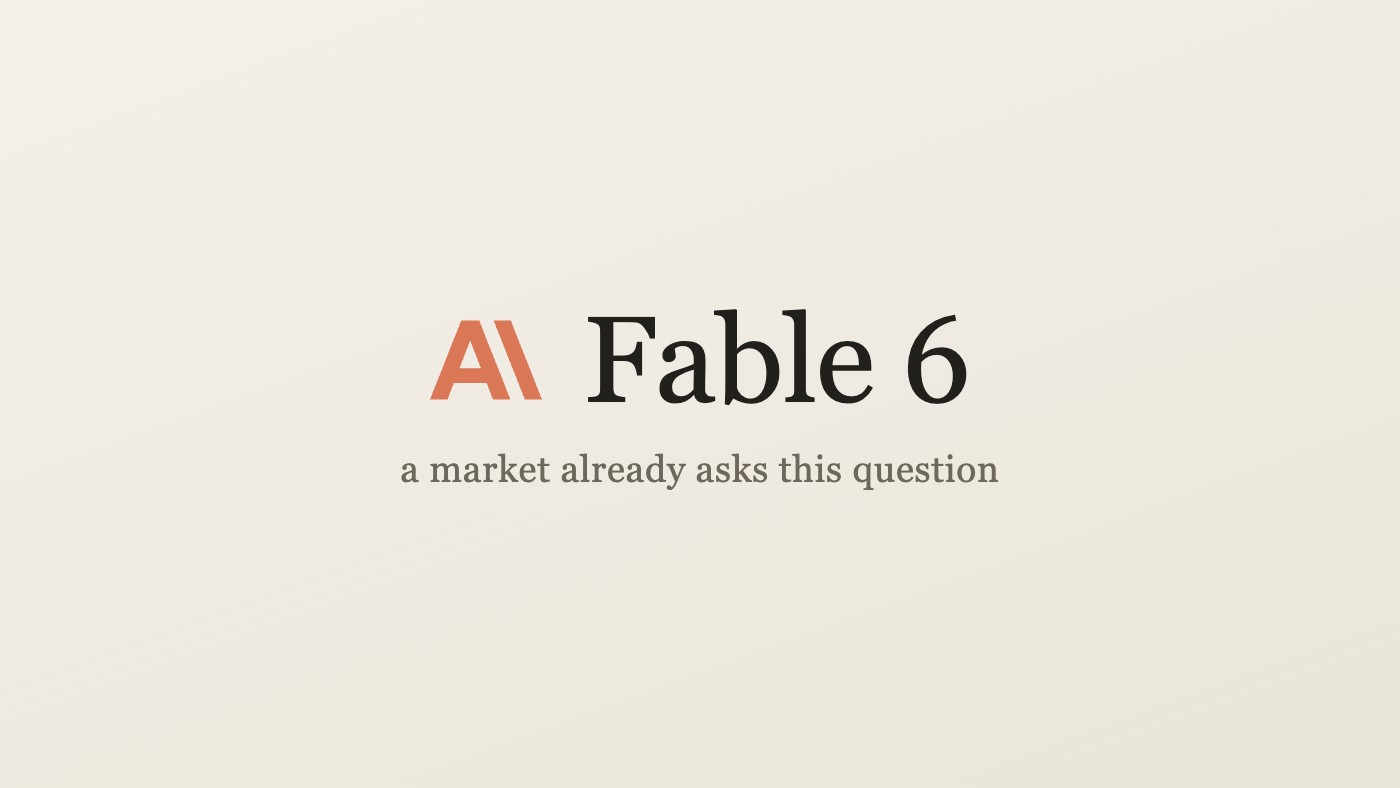 Fable 6 leaked for mid-to-late August — a Kalshi contract already names that exact model, and pricing is the only checkable claim