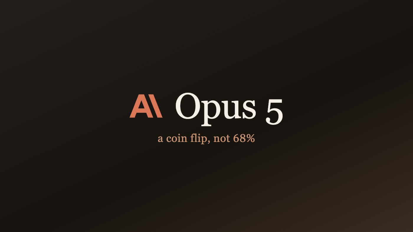 Opus 5 chatter points to Thursday — but the market is a coin flip, not 68%