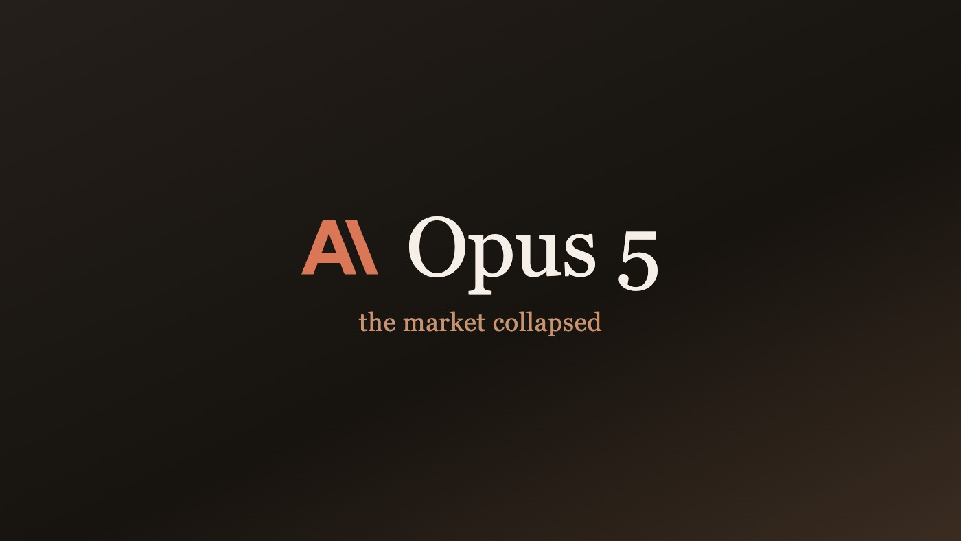 Opus 5 misses Thursday — the market collapsed from ~80% to 6% for today in hours