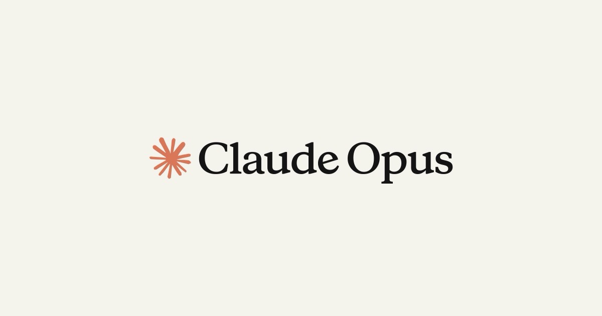 Anthropic Claude Opus announcement art