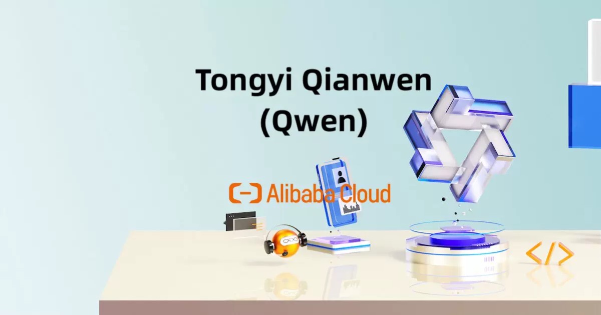 Alibaba Qwen announcement art